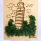 Картина - Наклонената кула в Пиза | 25х30 см