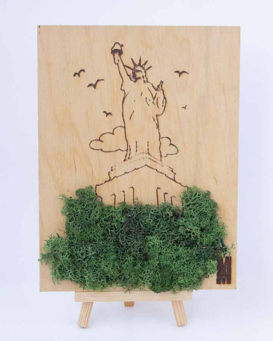 Картина - Статуя на свободата | 15x20 см