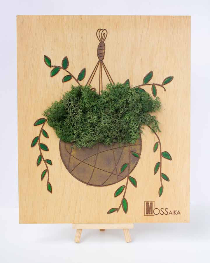 Picture "Hanging plant" | 25x30 cm